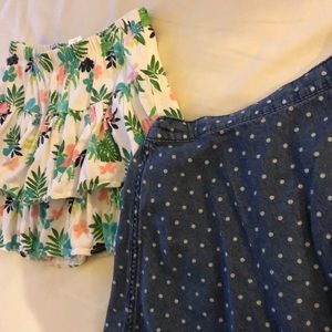 Girl skirts s/p & 10
